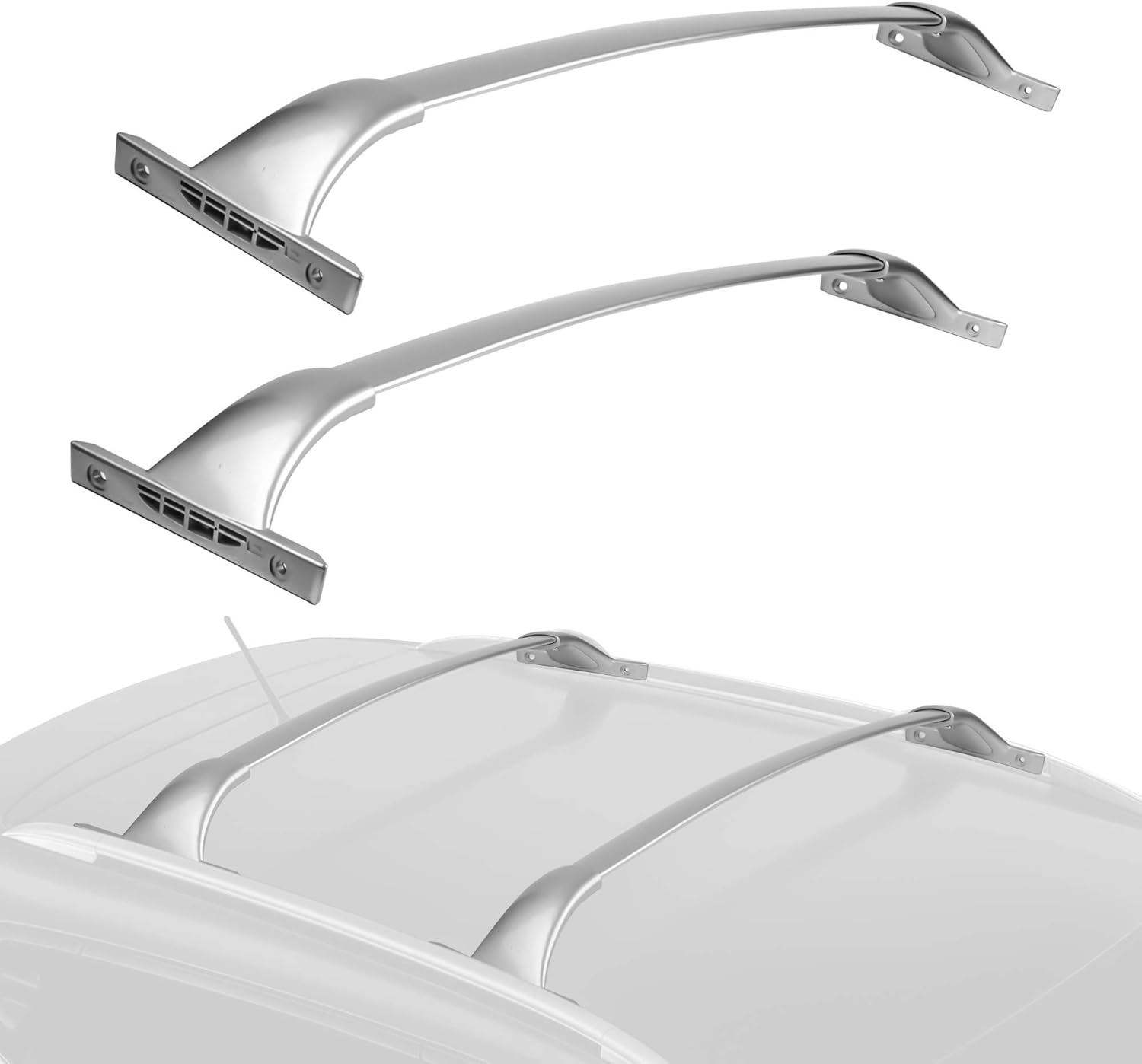 MOSTPLUS Roof Rack Cross Bar Rail Compatible for Nissan Rogue 2014 2015