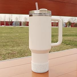 WORBSS Glitter Silicone Boot, Compatible with Stanley Tumbler H2.0 20 30 40oz & Hydro Flask 18-24oz, Accessories for Wide Mouth Water Bottles Protector Bottom Sleeve Cover Bumper As the Best Gfit