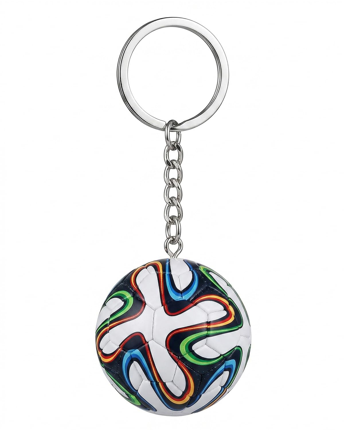 1 Pezzo Portachiavi Calcio Mondiali 2026, Robusto Gadget per Zaino, Chiavi & Borsa – Ideale Regalo per Bambini, Ragazzi e Tifosi di Calcio, Bomboniera Sportiva.