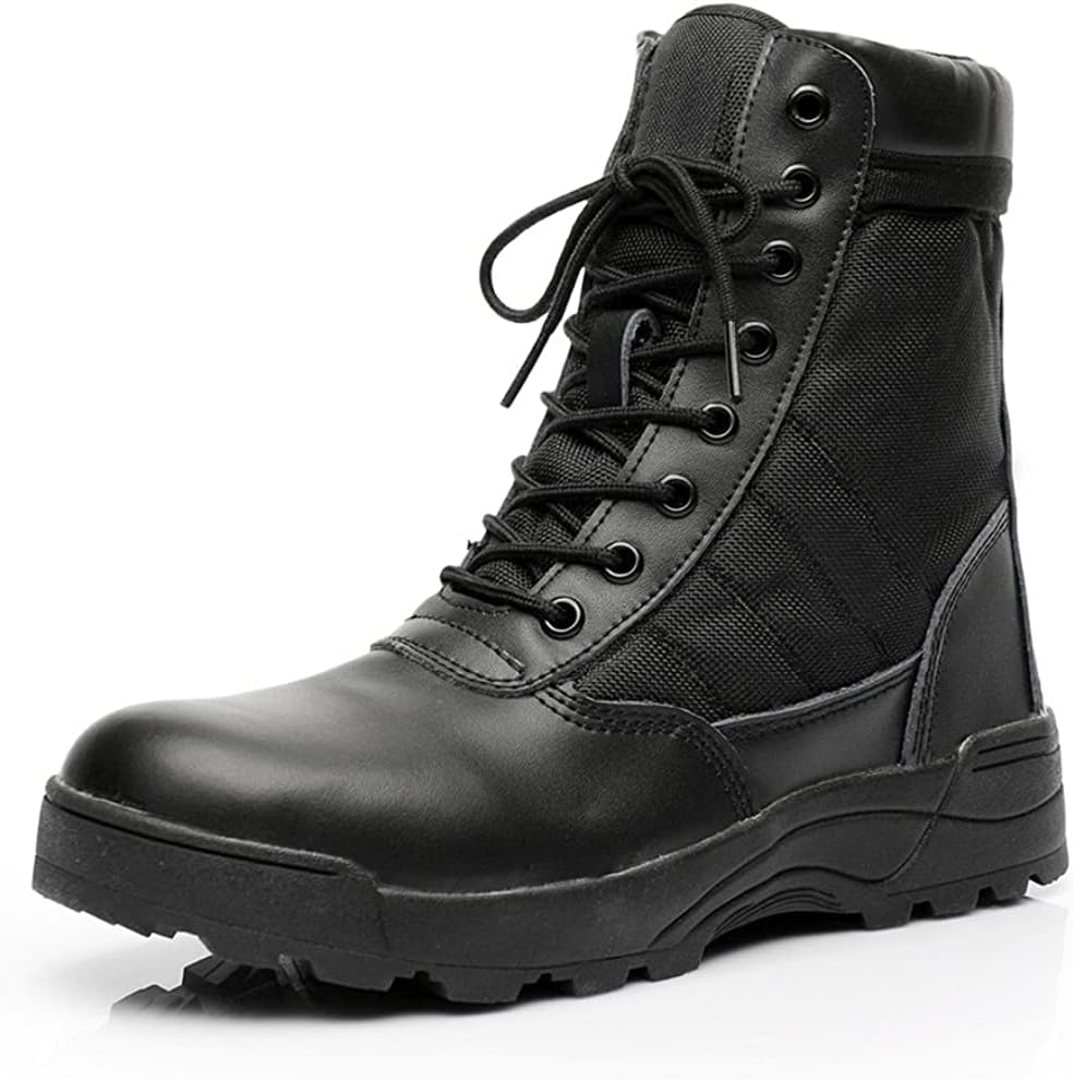 SUNSIN Military Boots Jungle 511 Tactical Shoes for Men Women Combat Duty Work with Side Zipper