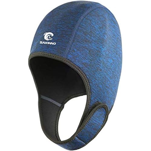 Men Women Diving Hoods Dive Cap Wetsuit Hood Scuba Dive Hood Swim Cap 2MM Surfing Thermal Hood for Kayaking Snorkeling Swimming Caps Beanie Sailing Canoeing Water Sports Kayak Rafting Swimming Cap