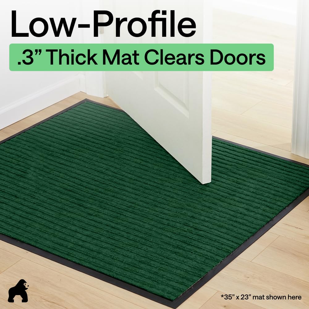 Gorilla Grip Traffic Guard Doormat - Heavy Duty -9