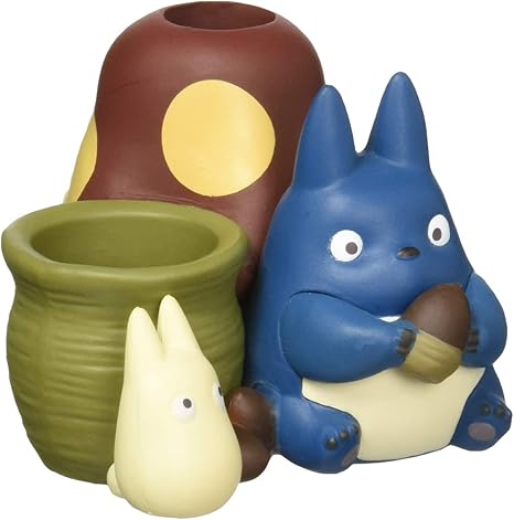 Amazon となりのトトロ 印鑑立て 中トトロ 小トトロ 印鑑ケース 印箱 文房具 オフィス用品