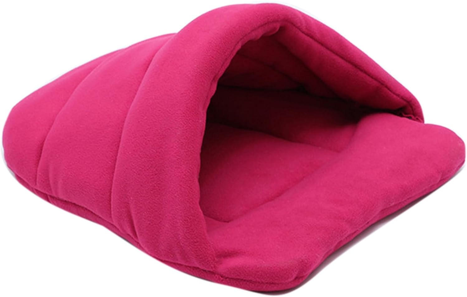 review Dog Accessories Thick Fleece Warm Dog Tent Cave Bed Slipper Shape Pet Sleeping Cushion
