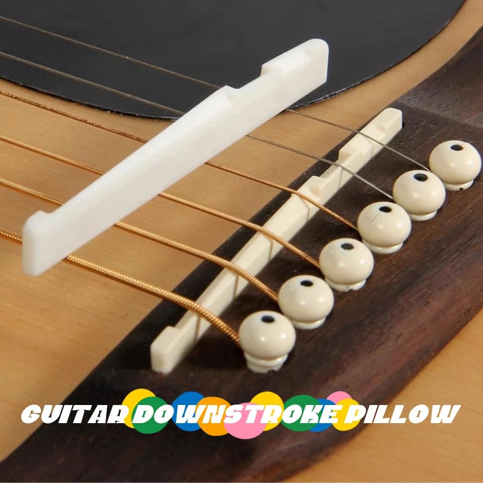 Bnineteenteam Ensemble De Selle Supérieure Et Inférieure De Guitare Avec Matériau En Os Pour La Réparation De Guitares Folk/Classiques Sillet Guitare Classique En Os De Vache