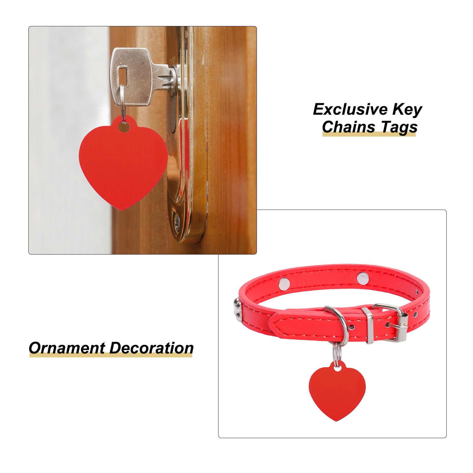 Étiquettes Rondes D'identification De Chien, En Aluminium Anodisé