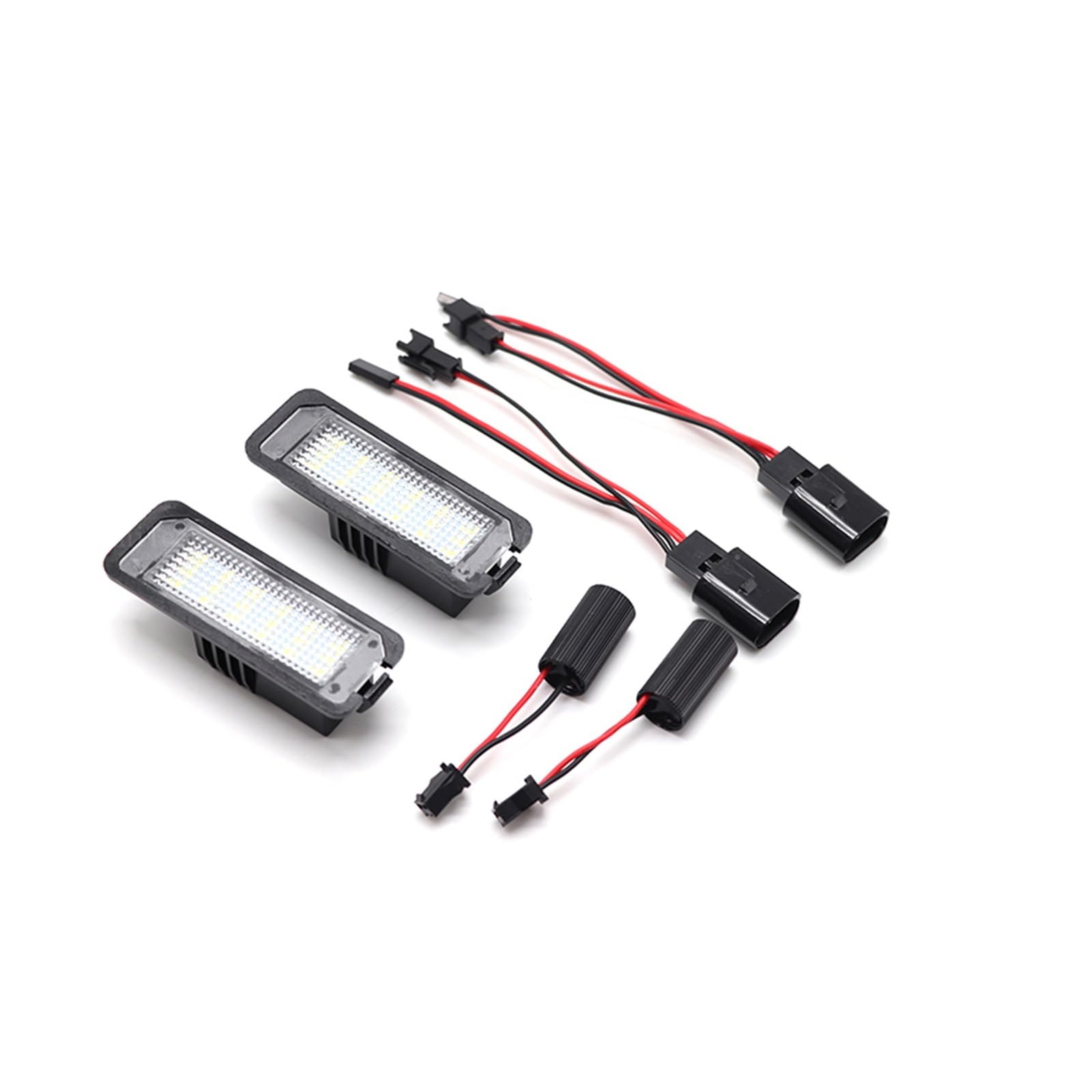 fanale posteriore dell'auto 2 pz LED Numero di Licenza Lampada Della Luce Per Targa Auto Per VW Per Passat B6 CC Per Eos Per Golf 4 5 6 7 MK7 Per Polo Per Superb Per Seat Per Leon Per Altea