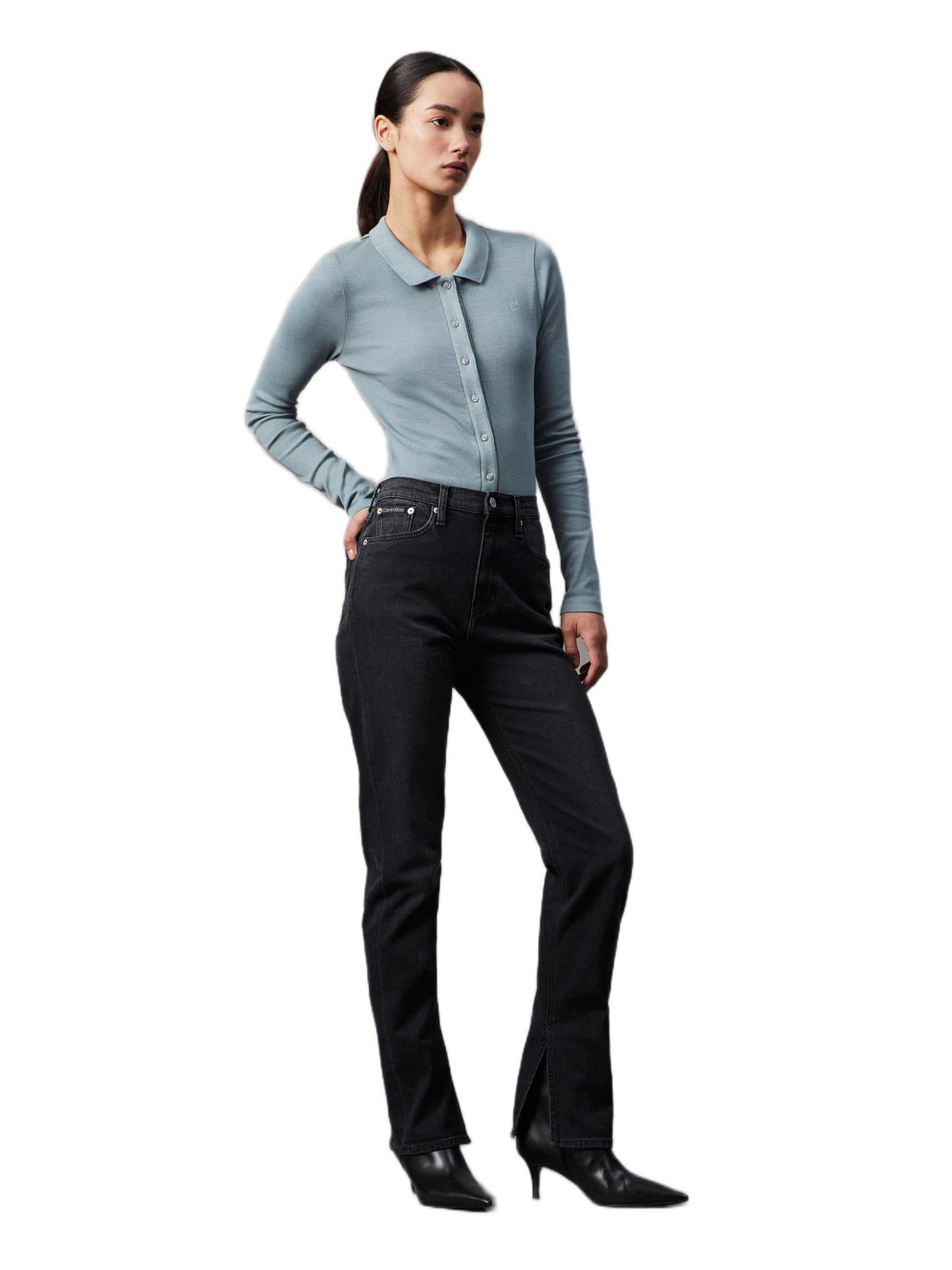 Calvin Klein Jeans Women's Authentic Slim Straight Jean