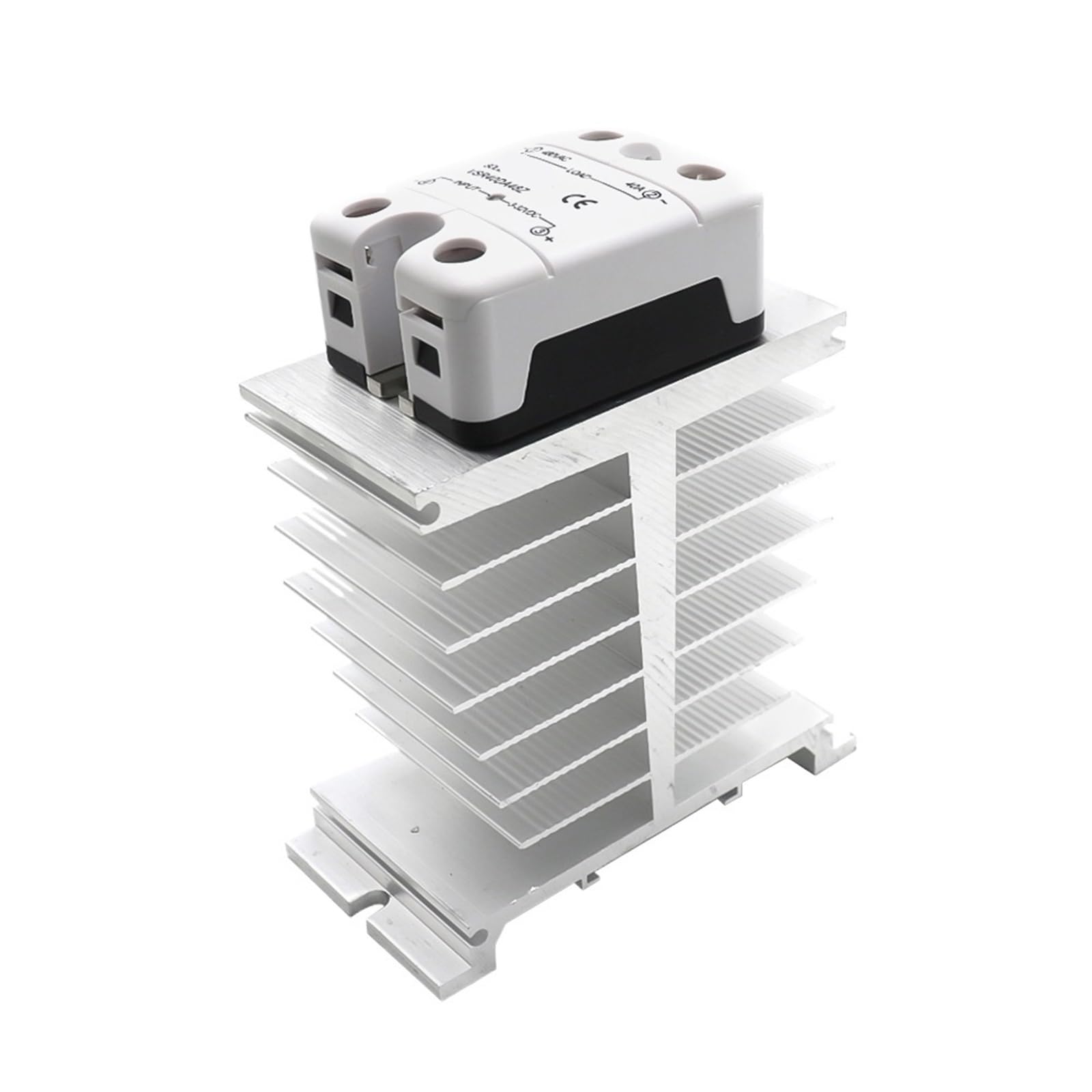 Relais statique SSR 10-80A monophasé avec dissipateur thermique alu