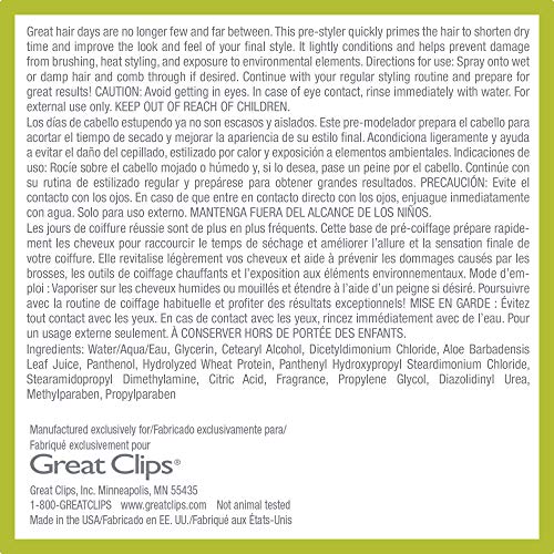 GREAT CLIPS Solutions Quick Dry Pre-Styler, 8oz miniatura 5
