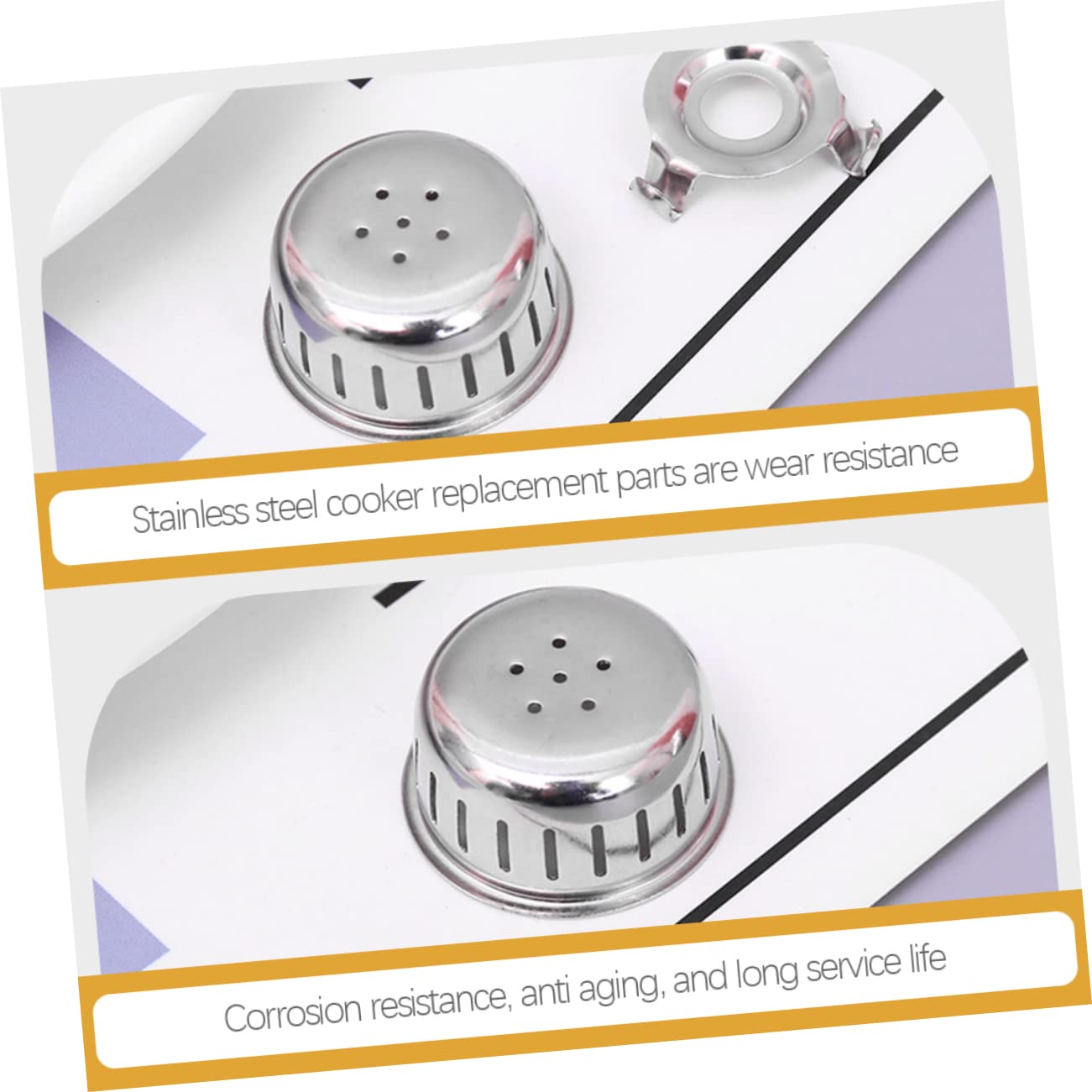 Mobestech 50 Set Coperture Intasamento e Supporti per Accessori Compatibili per Migliorare Prestazioni della Tua Pentola Pressione Inossidabile