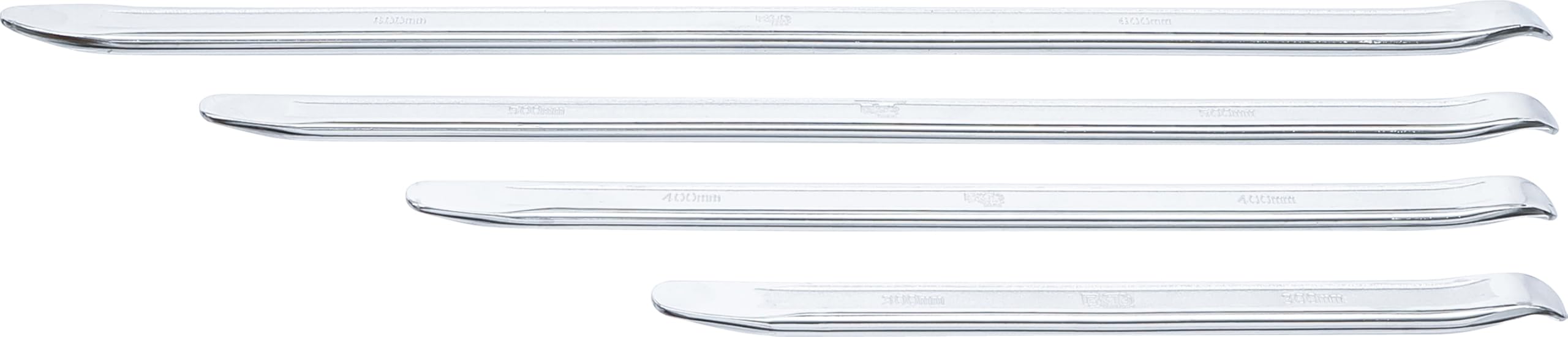 BGS 1548 | Serie di leve per gommisti | 300 - 400 - 500 - 600 mm | 4 pz.