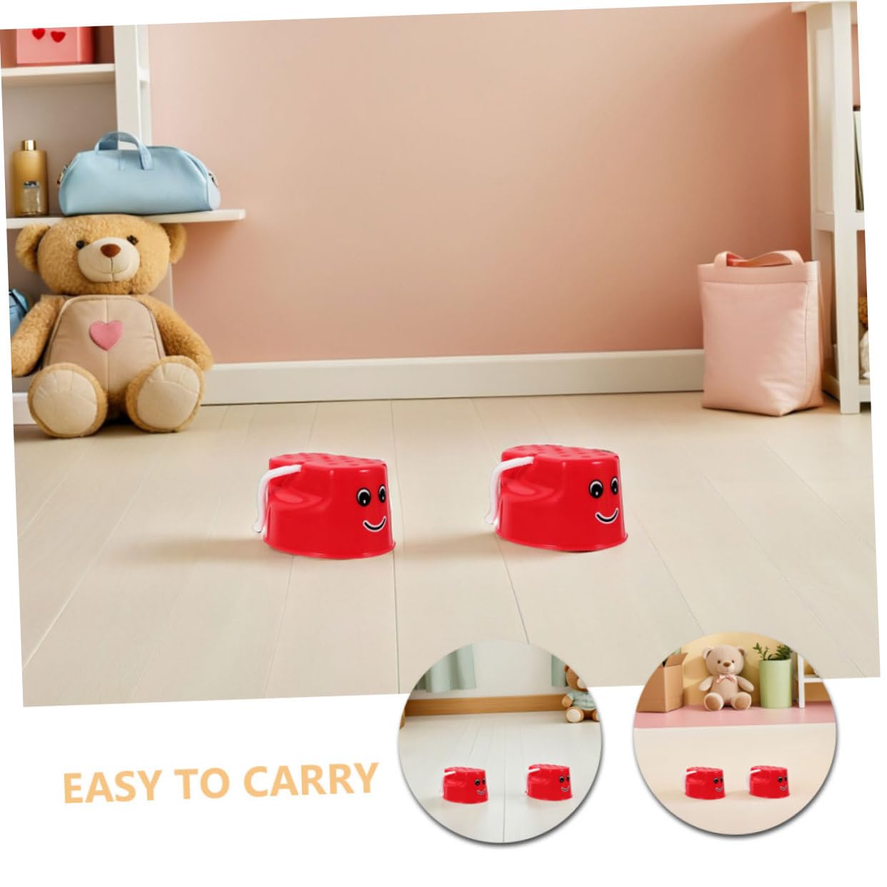UKCOCO 8 Piezas Zancos De Equilibrio para Caminar Juguete De Equilibrio Entrenamiento Sensorial para Padres Hijos Actividad Al Aire para Pequeños