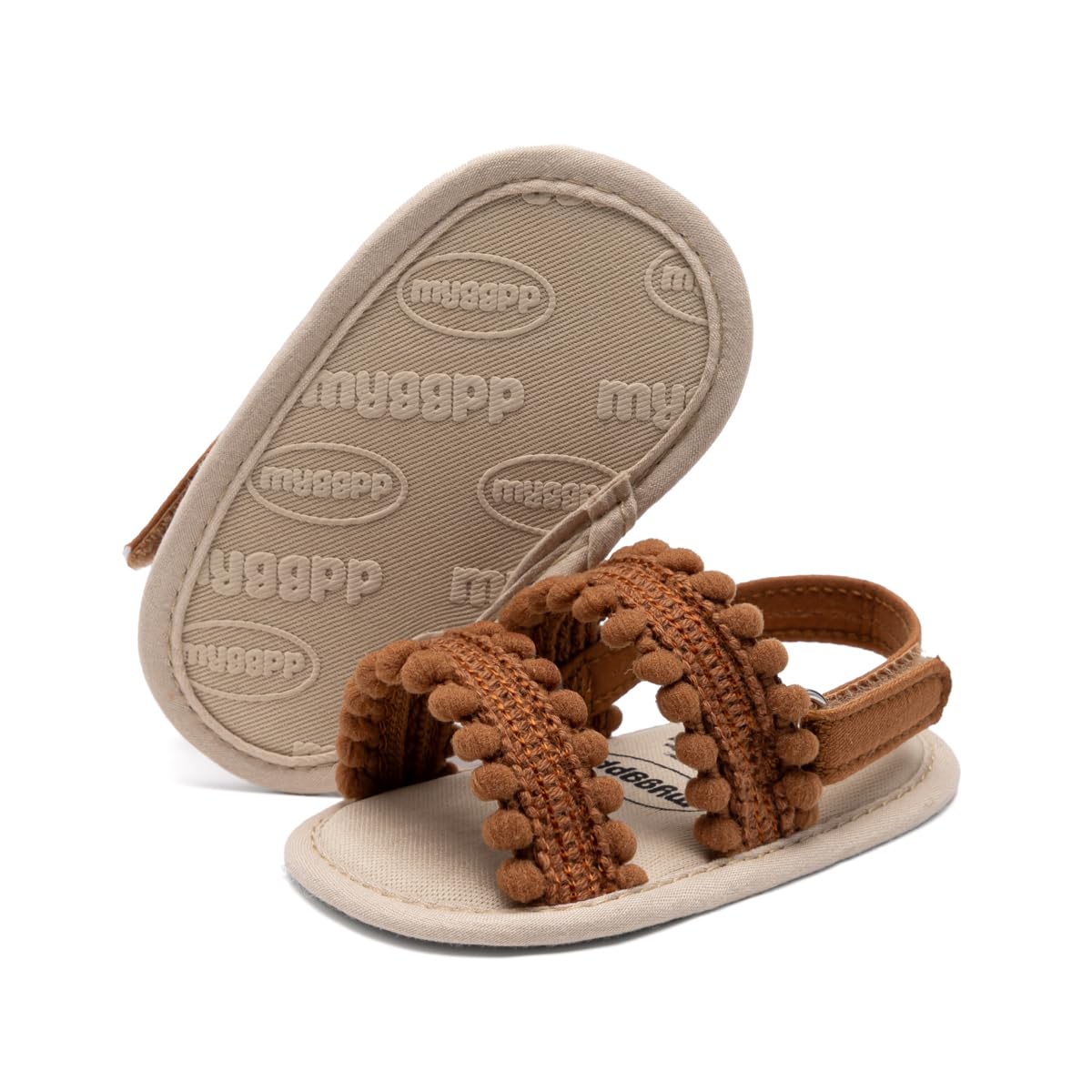 Meckior Infant Baby Girls Boys Summer Sandals Open Toe Lace Princess Dress Wedding Flats Shoes Newborn Toddler Soft Non-slip Sole First Walker Crib Shoes