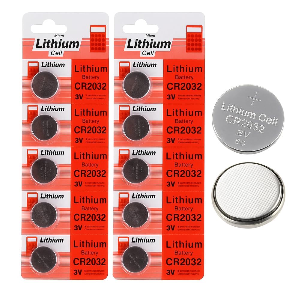 CR2032 Lithium Coin Cell Battery – 3V Button Cell for Watches, Calculators, Key Fobs, Toys, Weighing Scales & Medical Devices – Long Life & Leak Proof (Pack of 10),-image-33