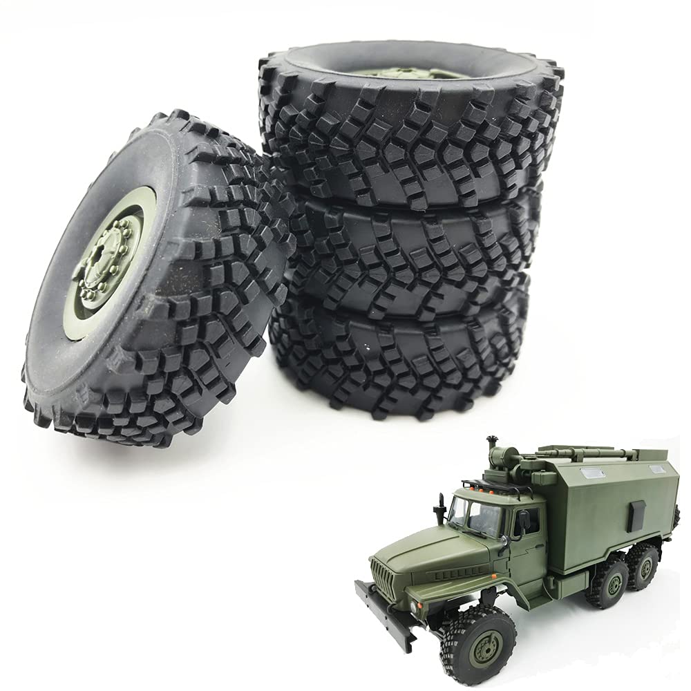 2 pezzi 85mm RC gomma ruota pneumatico pneumatico per 1/16 telecomando 2 pezzi 85mm RC gomma ruota pneumatico pneumatico per 1/16 telecomando