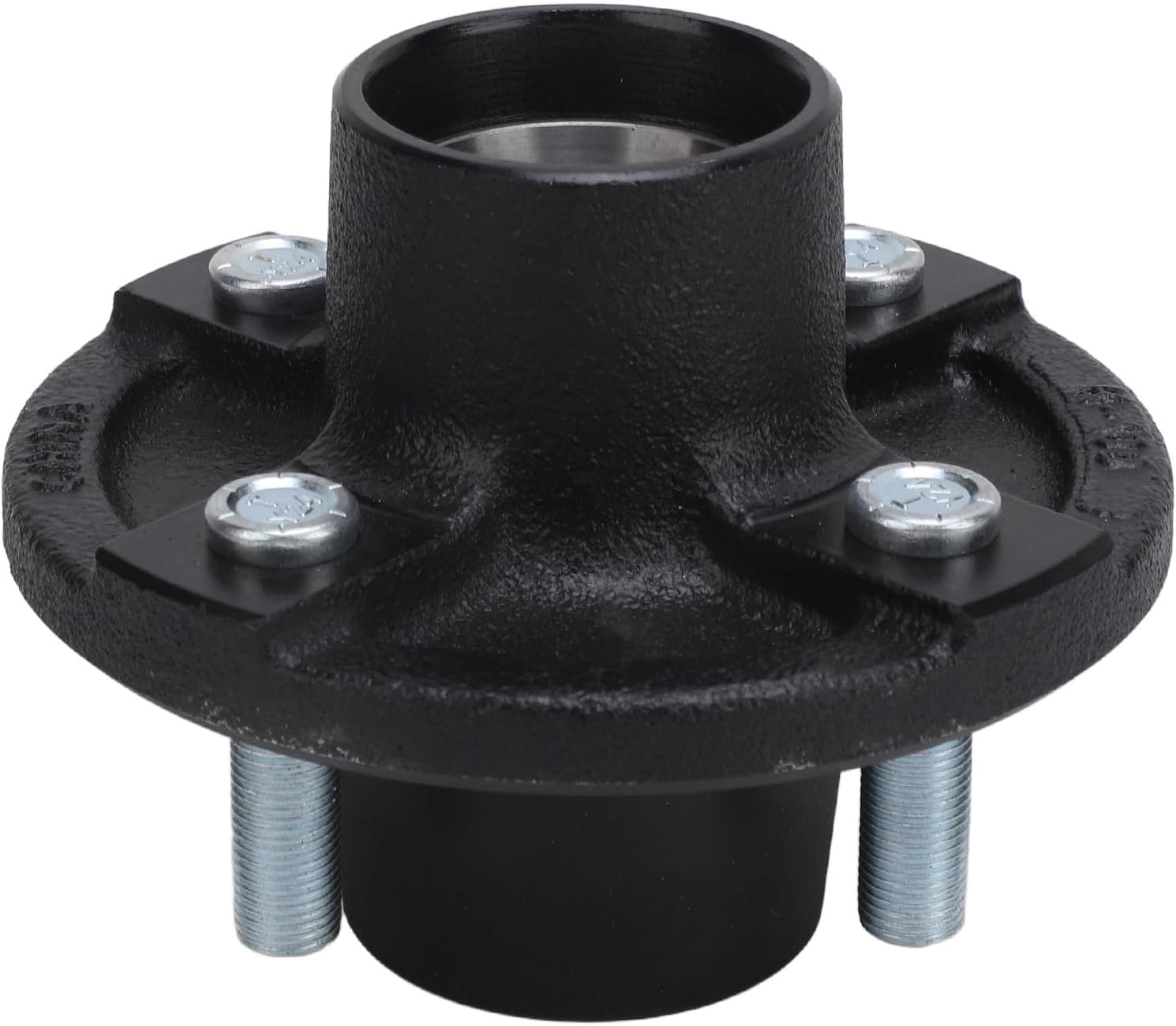 2000 Lbs 4x4in Trailer Hub Kit, High Load Bearing Idler Hub for 1in 1 1/16in Straight Spindles, Proof Metal Material, Easy Installation, Stable and Safe for Towing