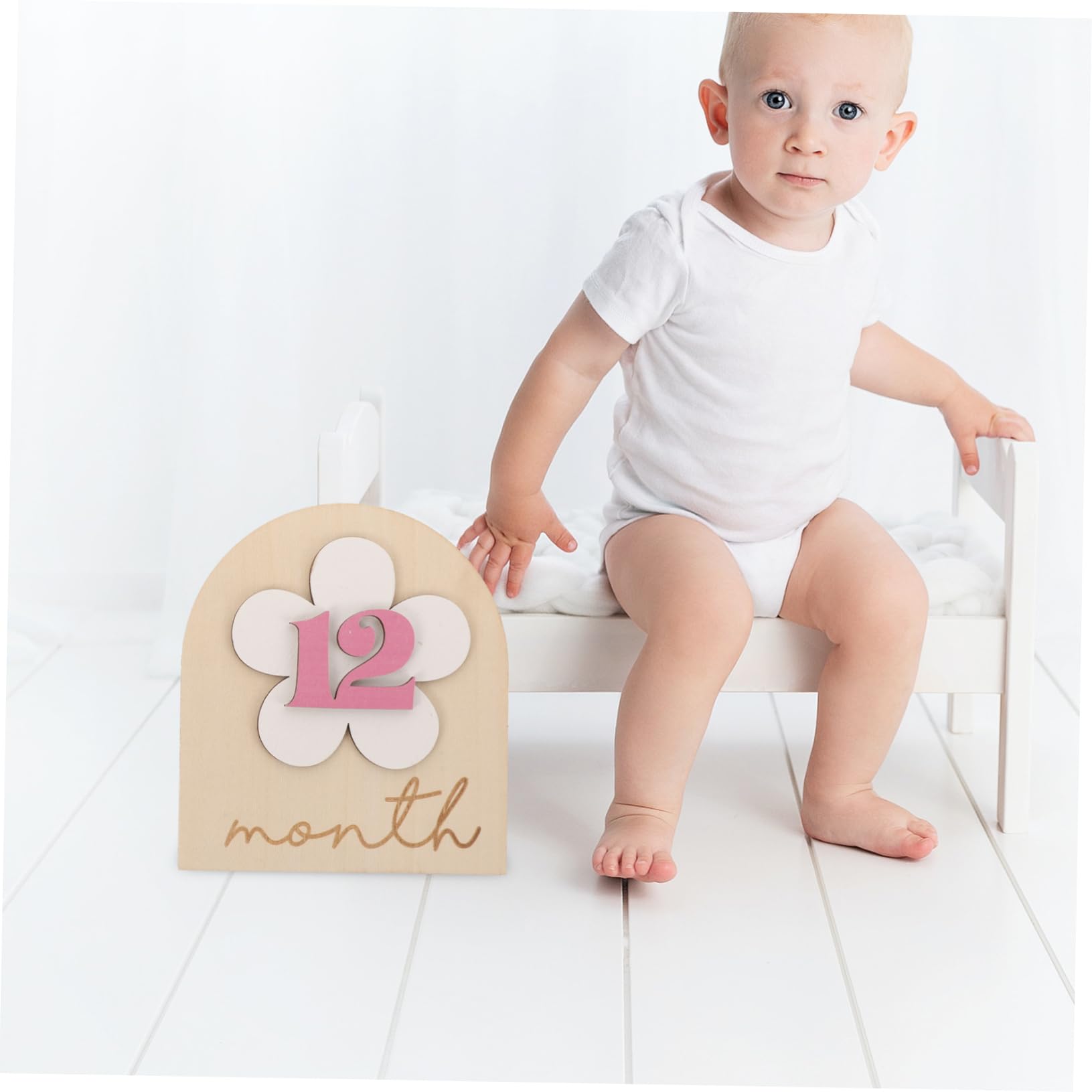 STOBOK 4sätze -karten Für Neugeborene -schild Mit Monatszahlen Für Babyfotografie Aufzeichnung Von Geburtsdetails Dekoration