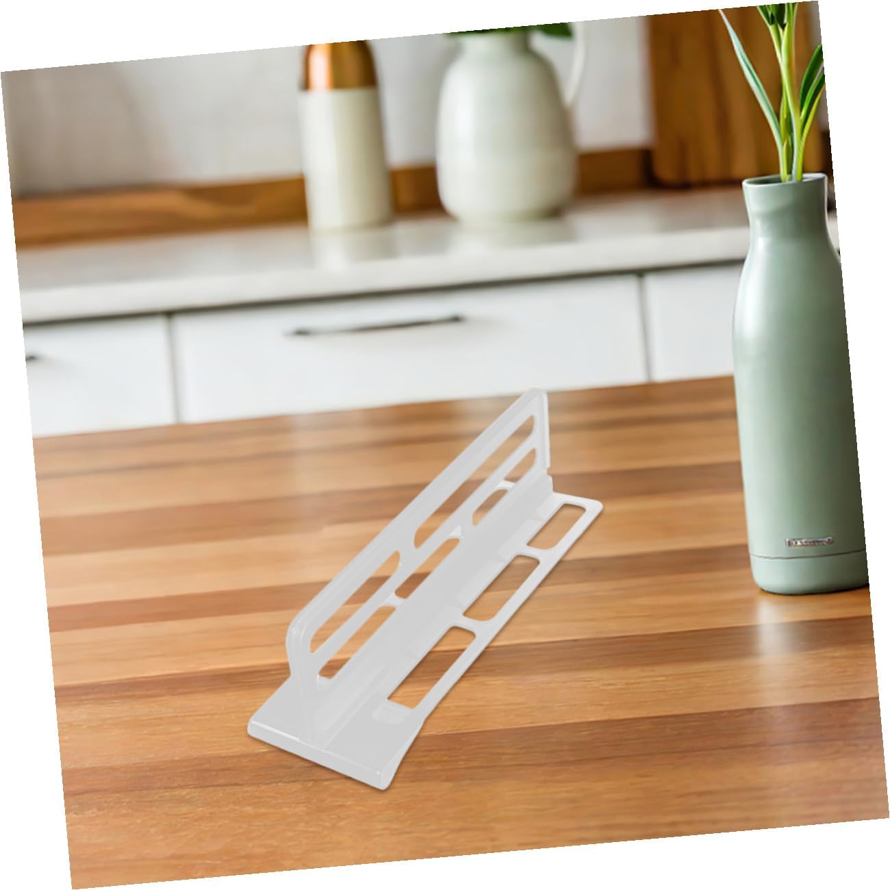 6pcs Adjustable Refrigerator Divider Clips 26cm Plastic Refrigerator Shelf Organizers for Fridge Compartment Storage and Freezer Side Partition Boards