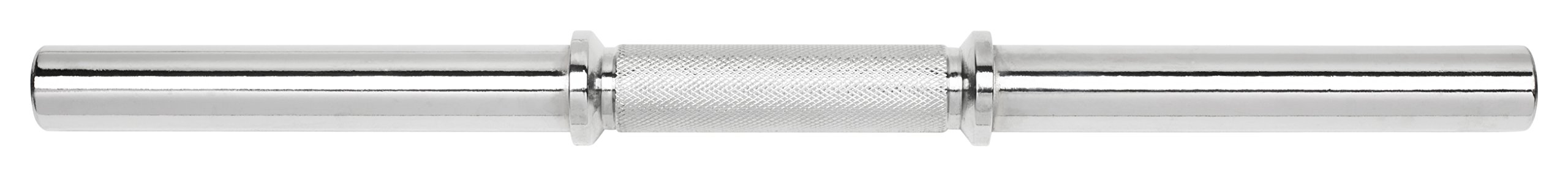 Barres D'haltères Courtes 51 Cm - Chromé, 30/31 Mm - Charge Max 80 Kg - Lot De 2 Avec Anneaux De Blocage