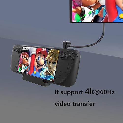 Miniatura 6 de RIIEYOCA Adaptador multifunción USB C a USB 3.1, 1 en 2 compatible con 8K 60Hz, transmisión de alta velocidad OTG 20Gpbs, compatible con Steam Deck,