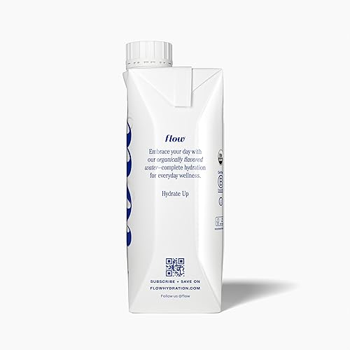 Miniatura 3 de Flow Agua alcalina de manantial  Agua alcalina natural con sabor a melocotón y arándanos con electrolitos y minerales esenciales paquete ecológico