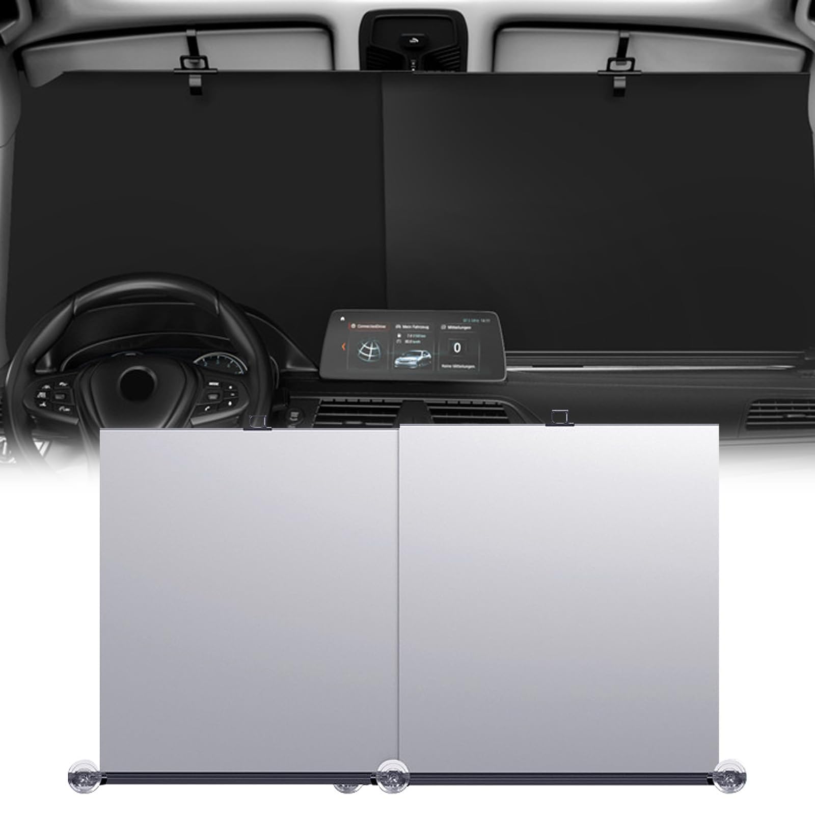 HFFTYU Car windshield sunshade for VW Transporter T5 T5.1 T6 T6.1