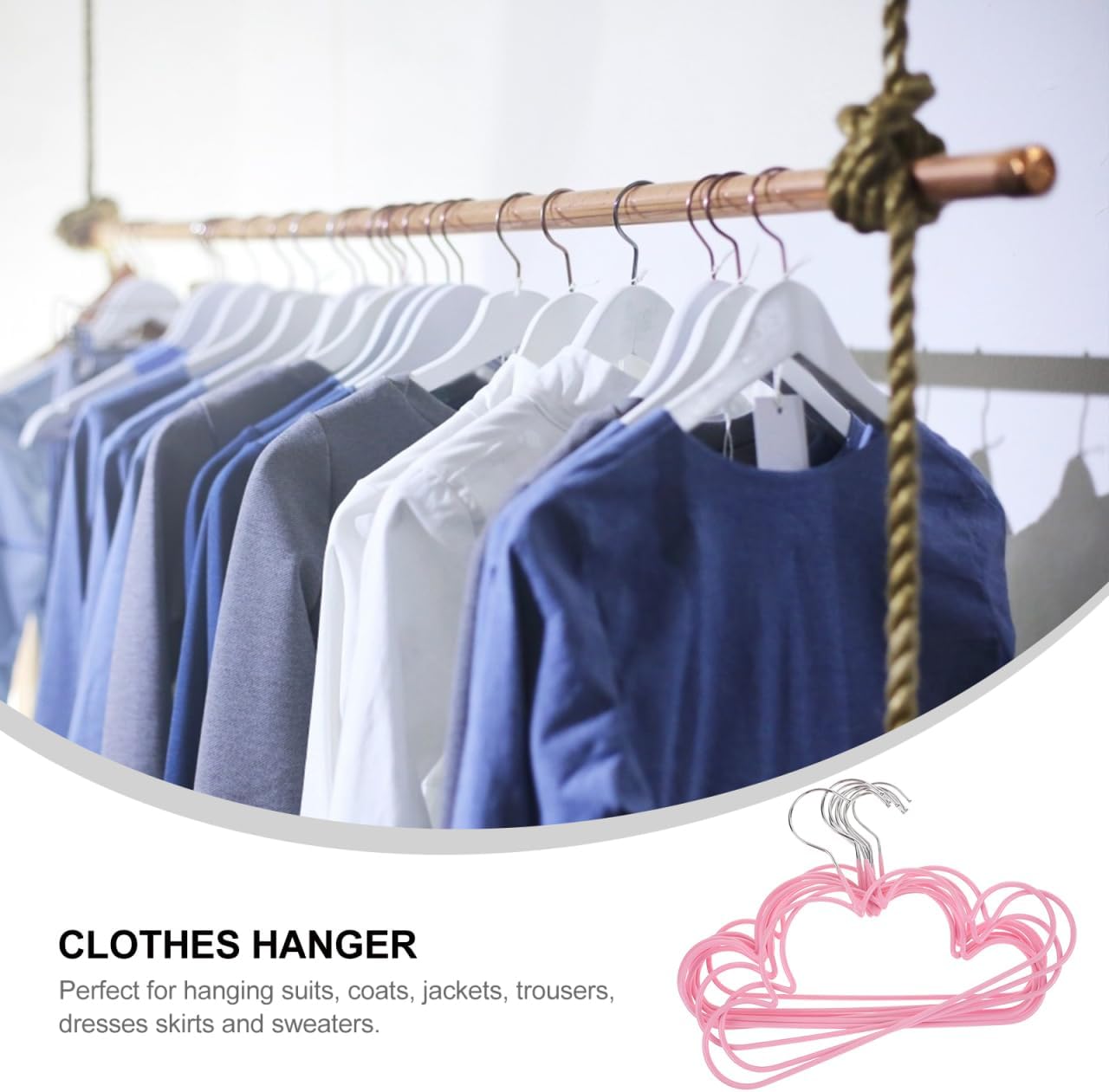 Cloud Shape Hangers 10 Pack Non Slip Clothes Hangers for Drying Wet Clothes Heavy Duty Metal Hanger for Kids Closet Space Saving Organizer 11.73 X 8.07 X 0.15 in