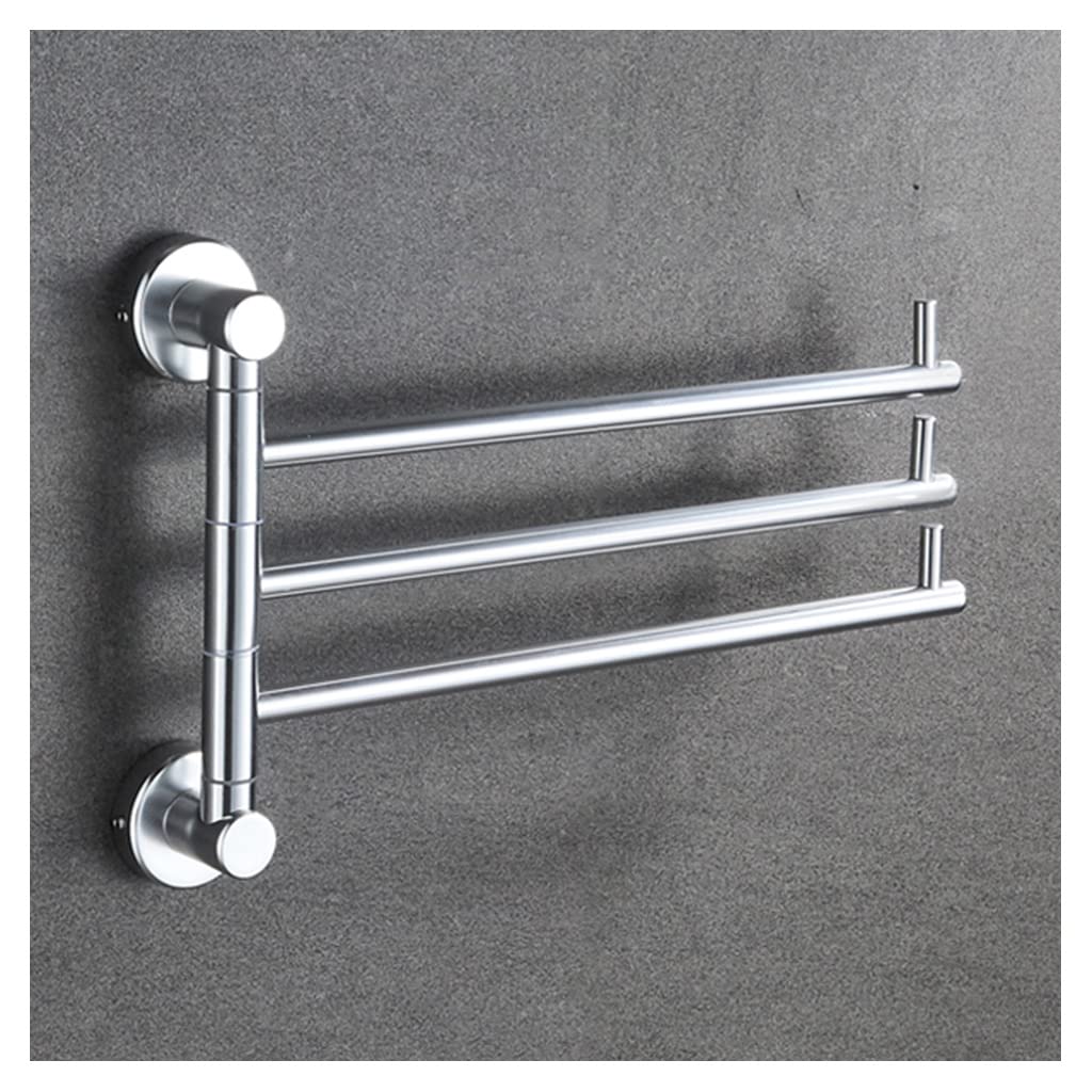 Racks de serviettes barres porte-toile muraux en métal chromé