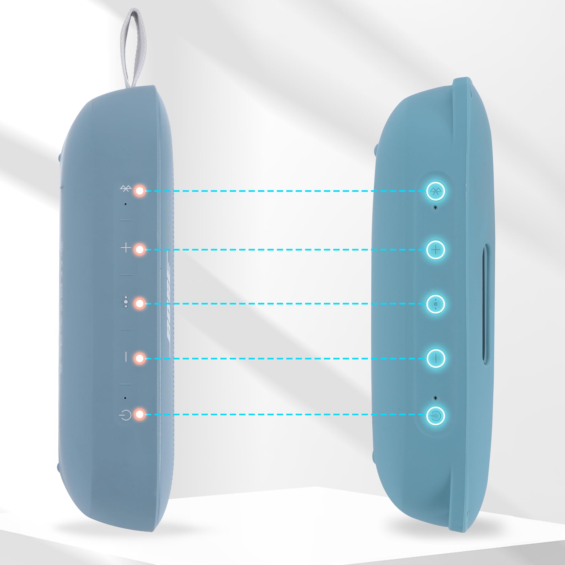 Amazon | Lebakortシリコンケースに適合するBose SoundLink Flex