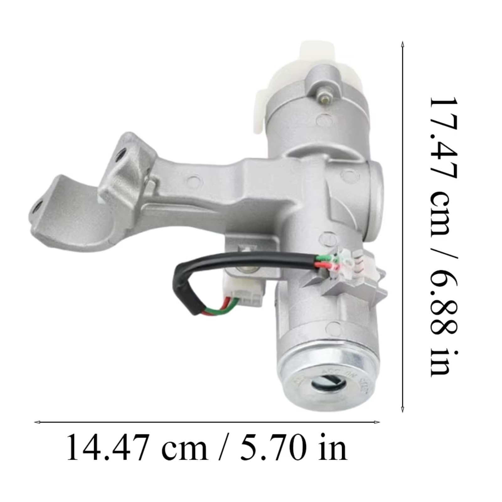 Cilindro Della Serratura Dell'interruttore Di Accensione Con 2 Chiavi Compatibile Con Kia Per Rio 2006 2007 2008 2009 819001GL00 819001GB00