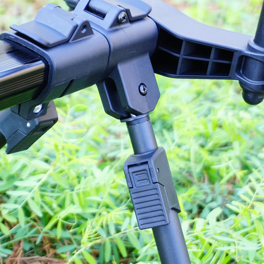 Rutenhalter Rod Pod für 4 Ruten – Aluminium Angelständer mit Transporttasche zum Karpfenangeln