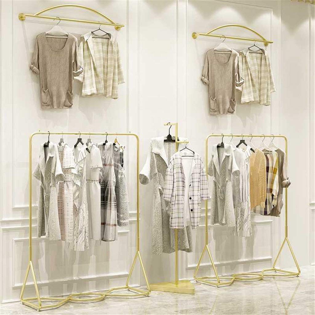 洋服 棚 Amazon｜XZGang アイアンアート衣類ラックは、ブティック水平バー衣類