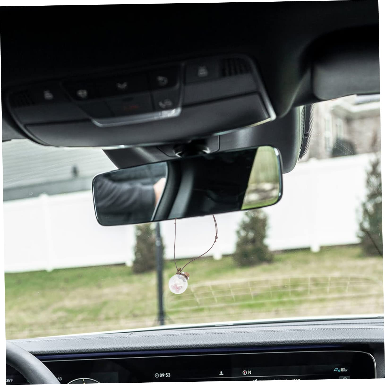 ULTECHNOVO 20stücke Teiliges Auto Duftanhänger Leere Parfümflaschen Mit Trockenblumen Aromatherapie Zubehör Für Elegante Auto-innenraumgestaltung Für Parfum Und Ätherische Öle