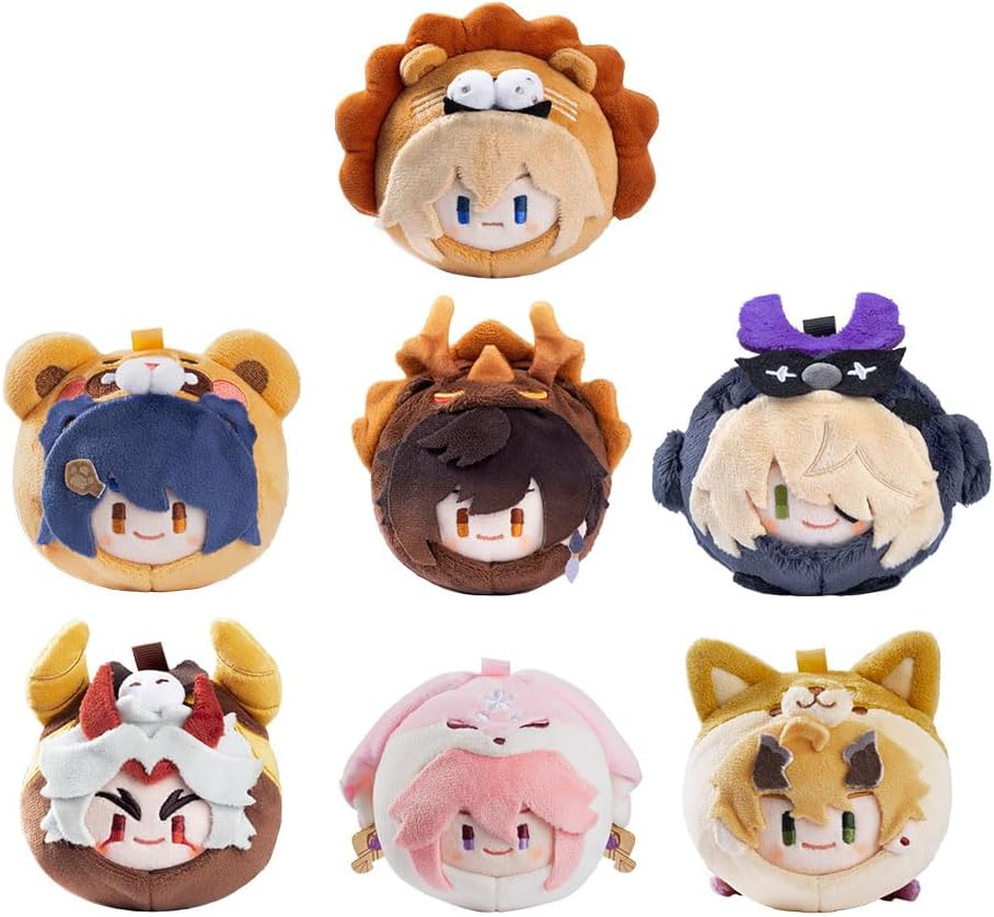 GENSHIN IMPACT Teyvat Zoo Themed Plushie Keychain - Fischl - Image 3