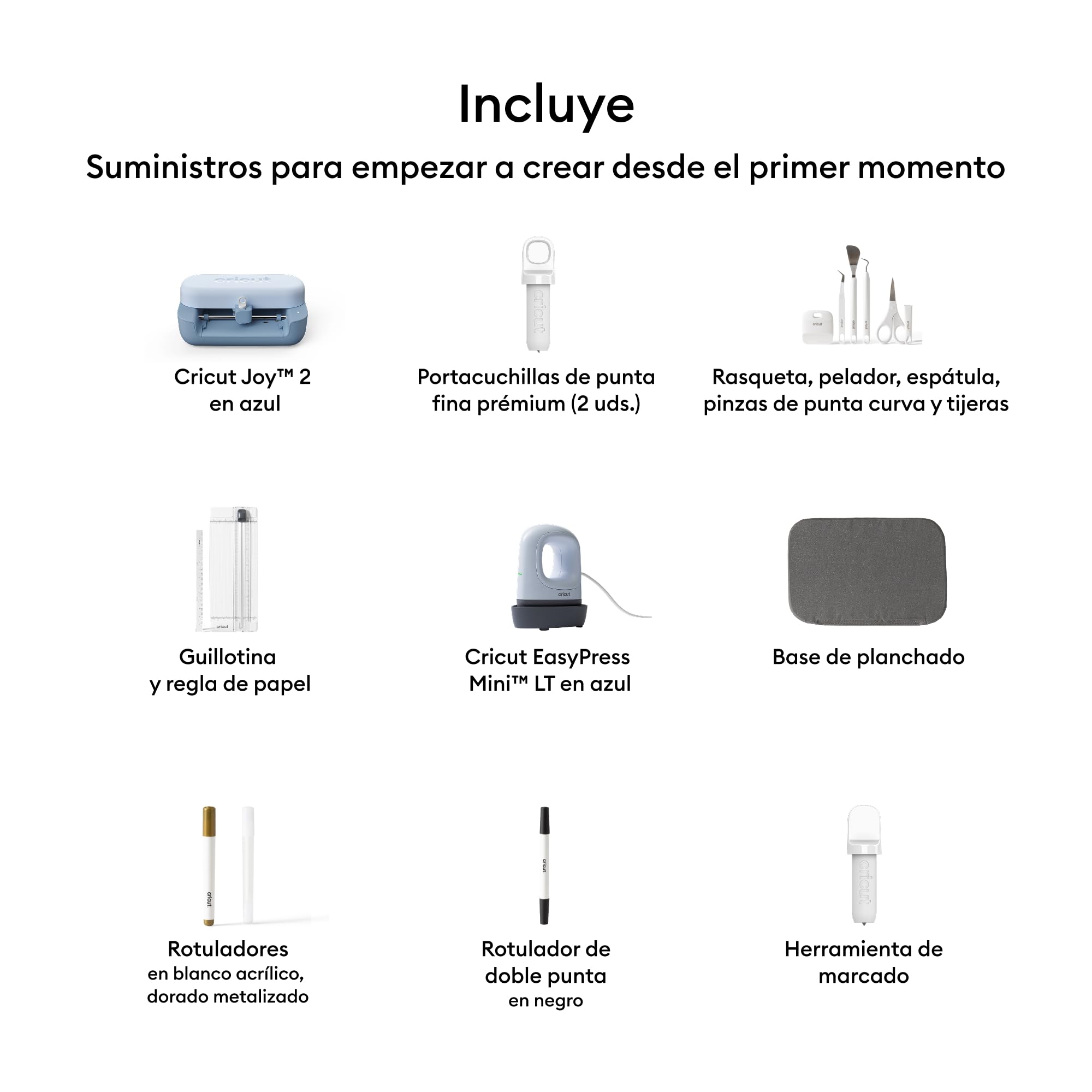 Cricut Joy™ 2 Ultimate Bundle + Contenido digital, Máquina de corte inteligente compacta con prensa térmica para manualidades DIY, tarjetas personalizadas, pegatinas y etiquetas — view 2
