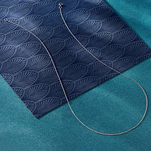 Ross-Simons 0.7mm 14kt White Gold Rope-Chain Necklace3