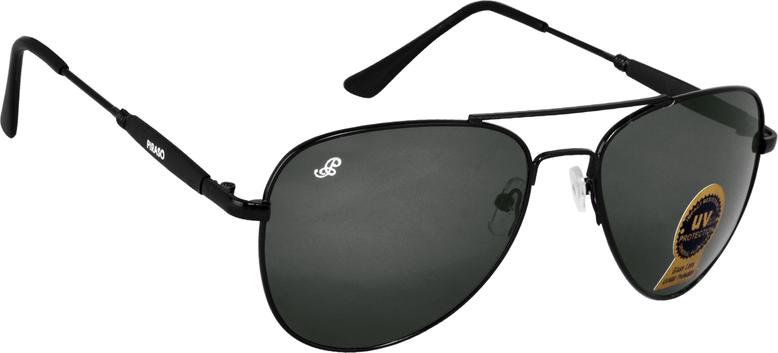 piraso Aviator Sunglasses (For Men & Women, Black)(3026-AVIATOR-BLACK-B)-picture-11