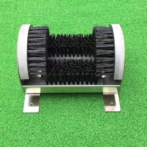 Heavy Duty Boot Scraper with Sturdy Metal Frame Removes Mud Snow Dust from Shoes. Cepillos de nylon de tres sevillanos limpios Soles Efectualmente. Base estable de no deslizante para uso de garaje al