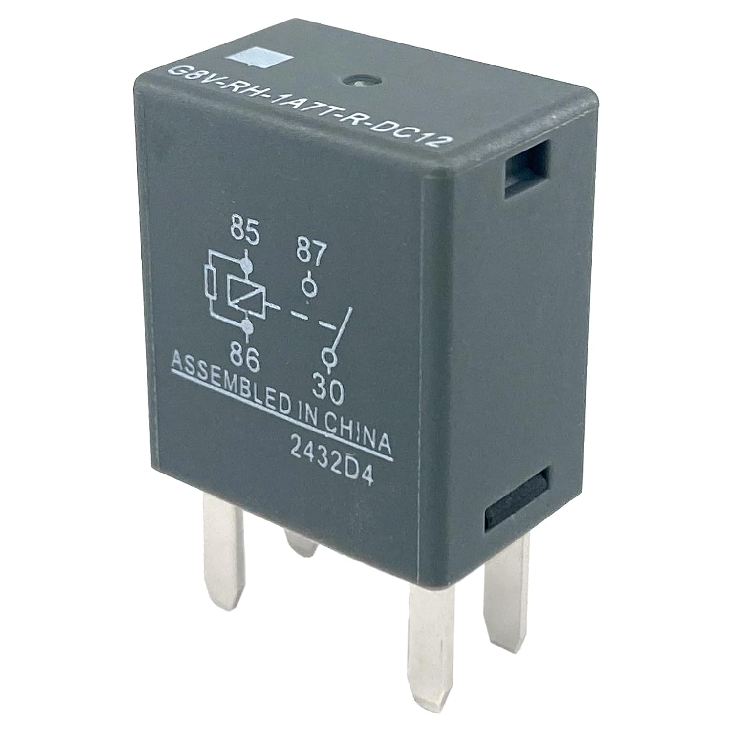 3-Pack G8V-RH-1A7T-R-DC12 Automotive Relay, 12V 35A 4-Pin SPST High-Current Micro 280 Relay, Compatible with Various Automotive and Marine Applications - Solves Fuel Pump, Cooling Fan