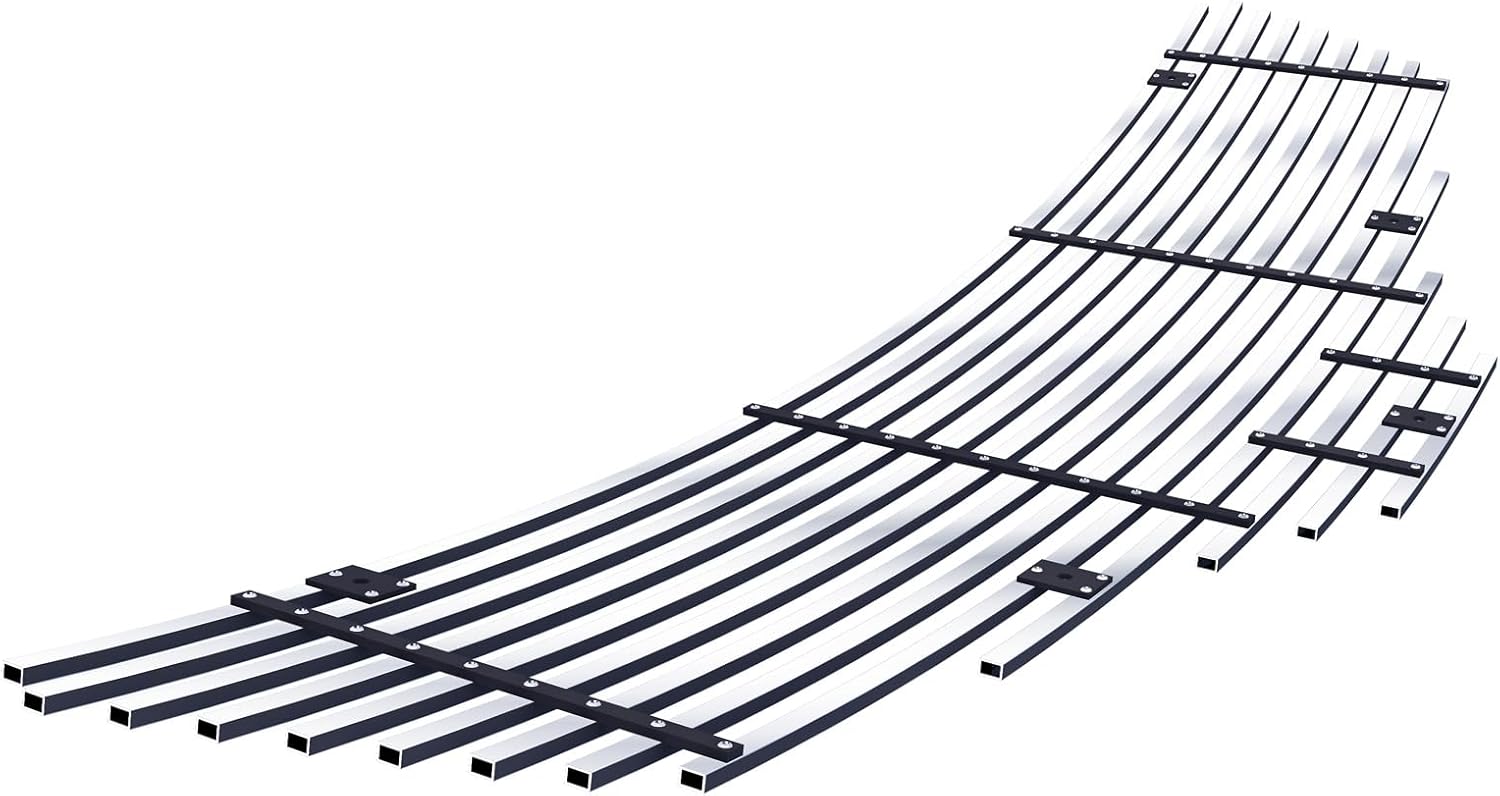 APS N86476A Polished Aluminum Billet Grille Replacement for select Nissan Altima Models