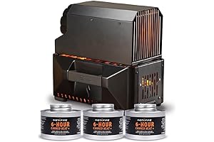 VESTA Self-Powered Compact Indoor/Outdoor Sterno Stove Heater for Camping and Emergencies