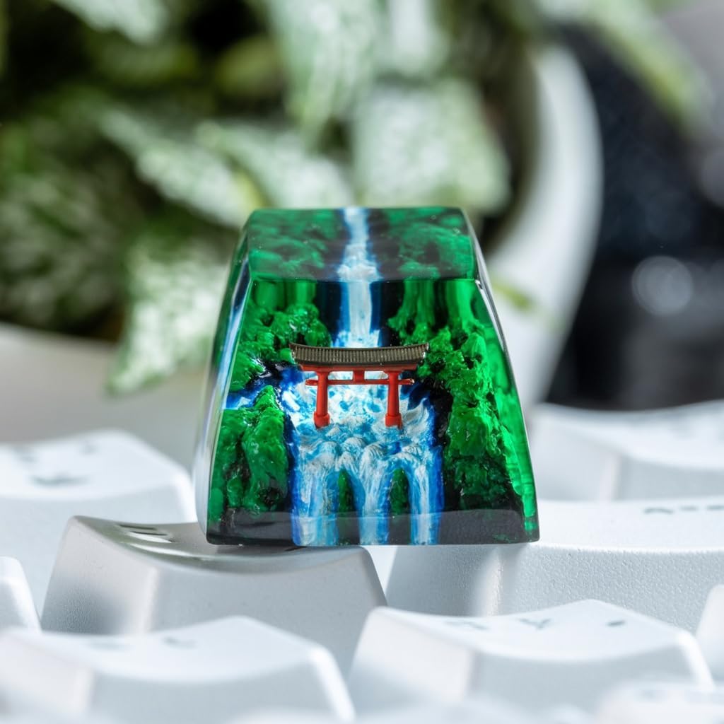 Astronaut Drifting in Space - Artisan Keycap SA Profile 6.25U Spacebar, Custom Resin Keycap for Mechanical Keyboard, Cherry MX Switch Compatible, Space Lover Gift