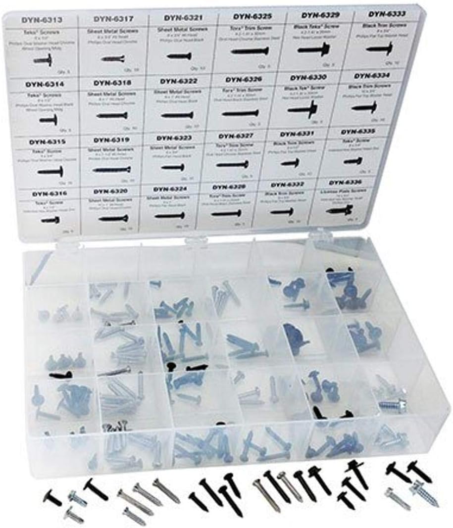 ATD Tools 39359 185Piece Universal Master Trim Screw