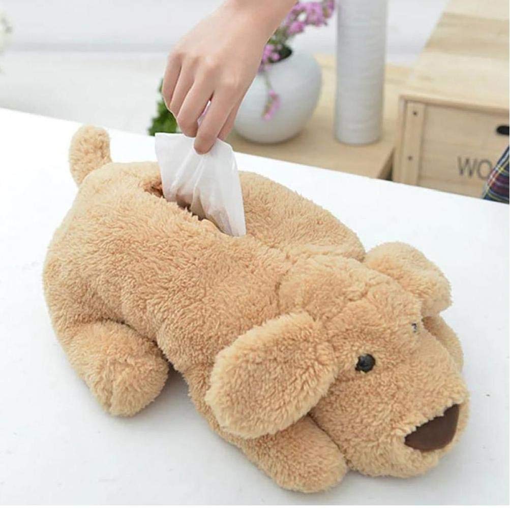 Casecover Style 1 Novelty Napkin Holder With Cartoon Animal Teddy Plush Tissue Box For Cover Dispenser