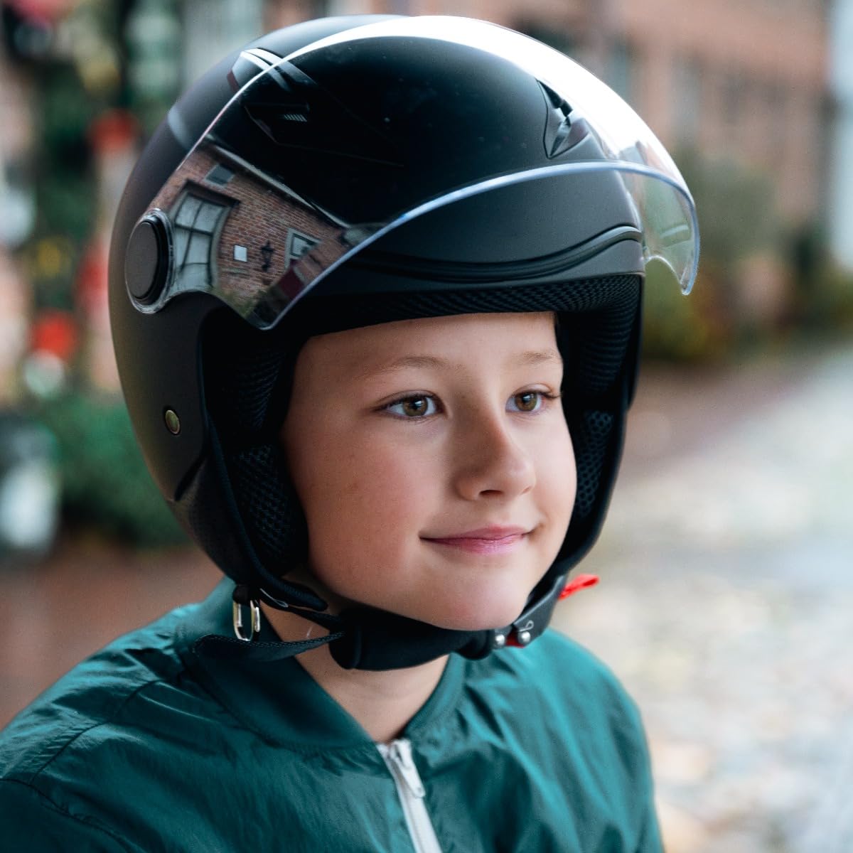 VINZ Magic Motorrad Helm Kinder | Kinder Jethelm in Gr. YS-YXL | Kinderhelm Motorrad, Roller, Mofa & Moped | ECE 22.06 Zertifiziert