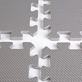 Portable Floor for Tradeshows, 10' x 10' Charcoal Grey Foam Mat, 2ft x 2ft Interlocking Pieces