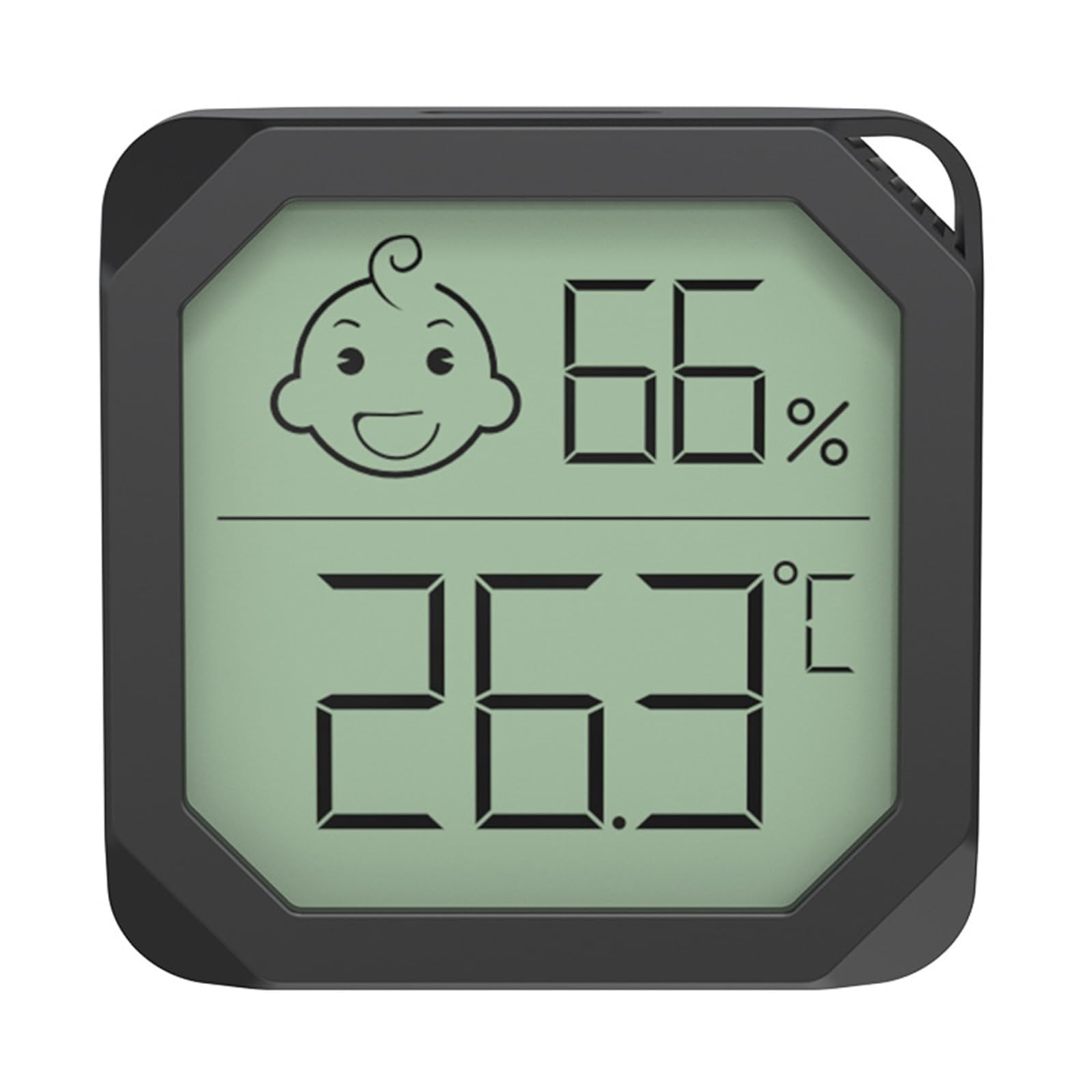 APGLSXY Portable LCDs Hygrometer Thermometers for Pet Bedrooms ABS Housing Design Climate Tracking Monitor Indoor Temperature Humidity Monitor