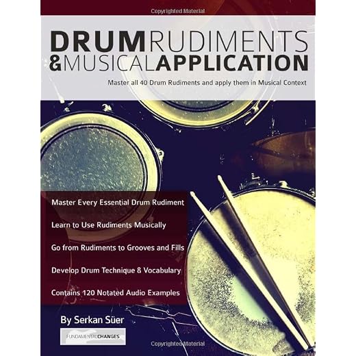 Drum Rudiments & Musical Application: Master all 40 Drum Rudiments and Apply them in Musical Context