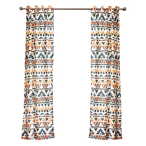 BB.er Créative Rideaux à Carreaux Coton Chiffons Nordique Salon Chambre Baie Fenêtre Épaissir Rideaux, oeillet, W270 × H270cm Cover